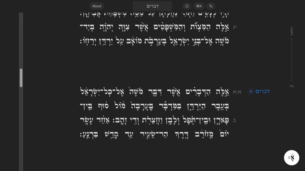 Tikkun reader with highlighted Hebrew text and audio controls